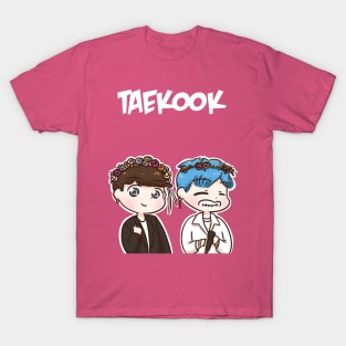 BTS Taekook flower T-Shirt